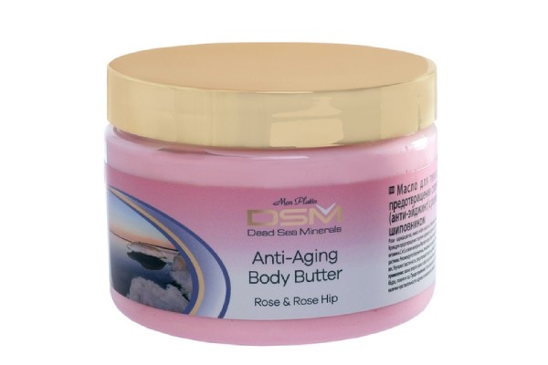 Anti-Aging Body Butter scented with a pleasant aroma of Rosa and Rose Hip